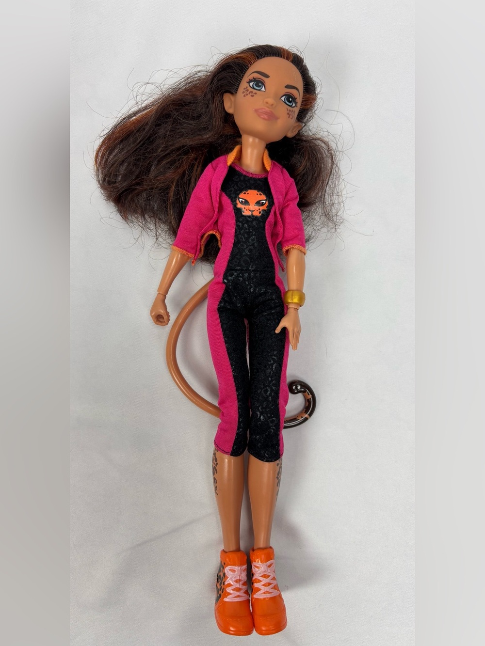 Mattel DC Superhero Girls Cheetah Girl Poseable Action Figure Doll 12” 2017